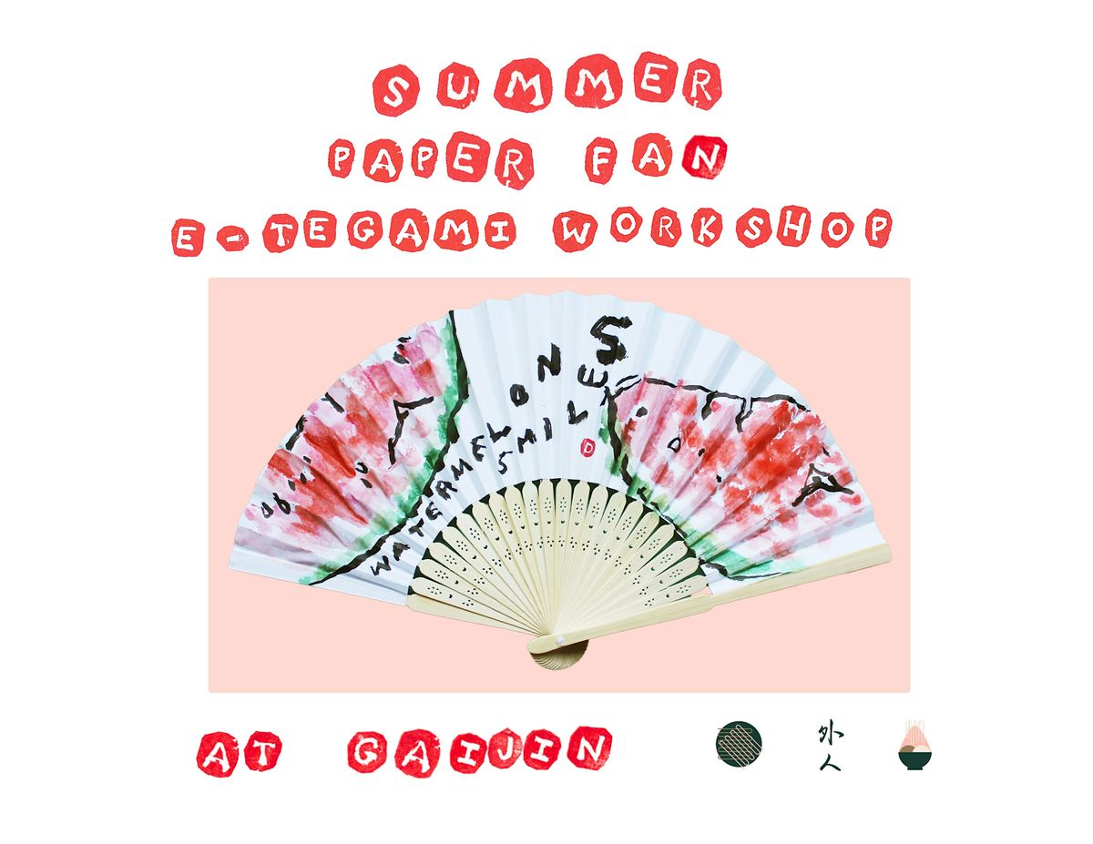 Summer E-tegami Workshop at Gaijin