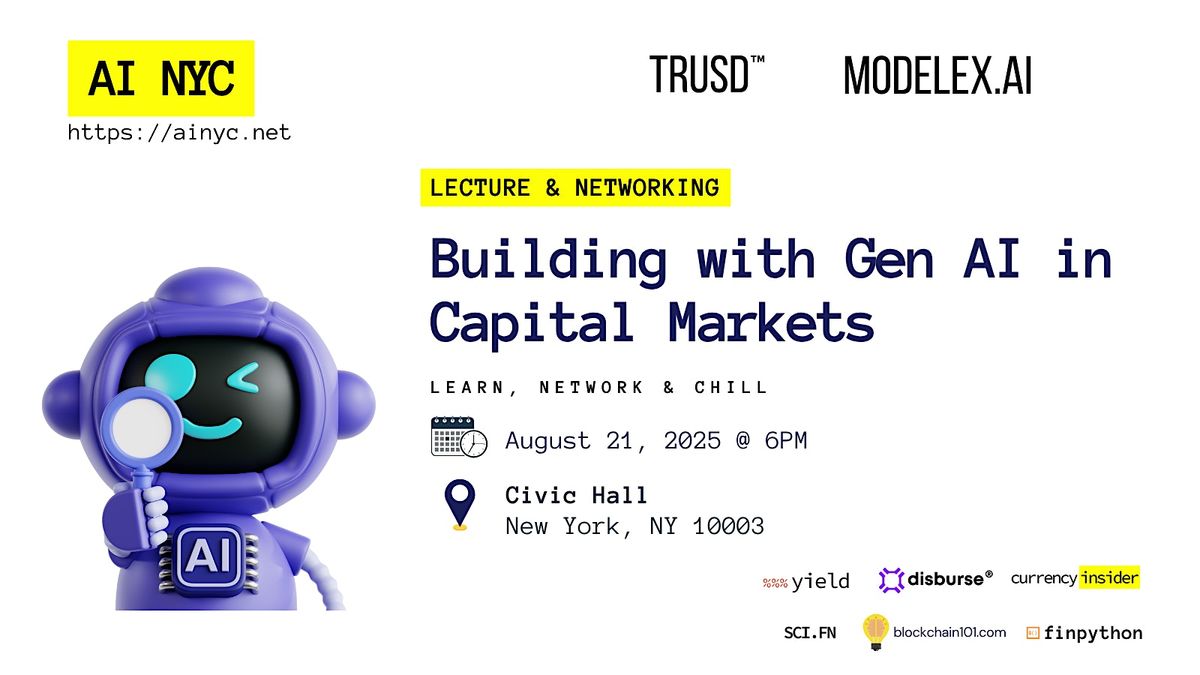 Building Gen AI for Capital Markets