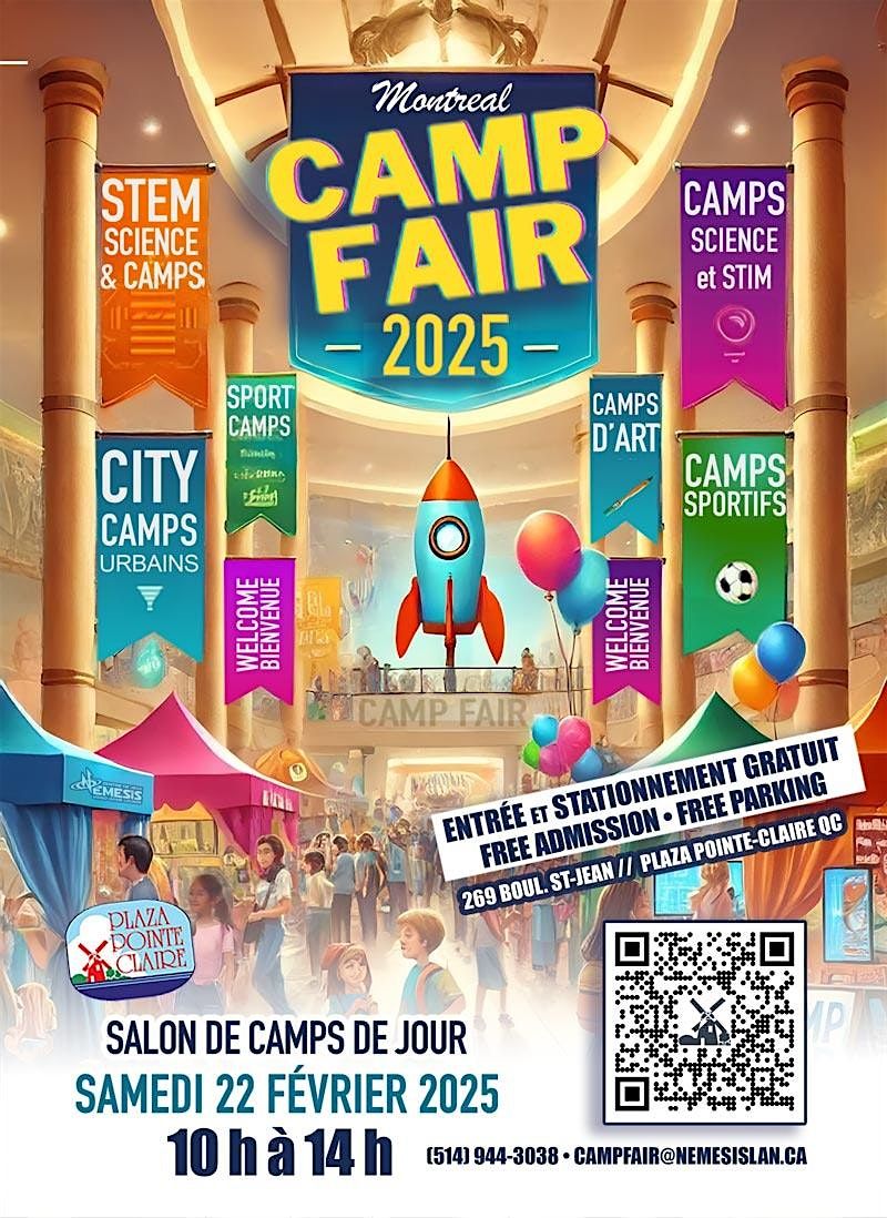 Nemesis Montreal Camp Fair 2025 - Plaza Pointe-Claire