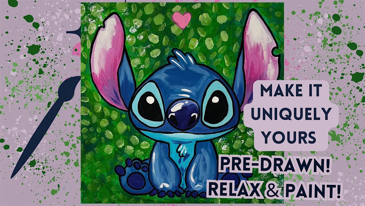 EichenPaint "Ohana\u201d (A PRE-DRAWN CANVAS) 8\/19 EichenPaint Studio