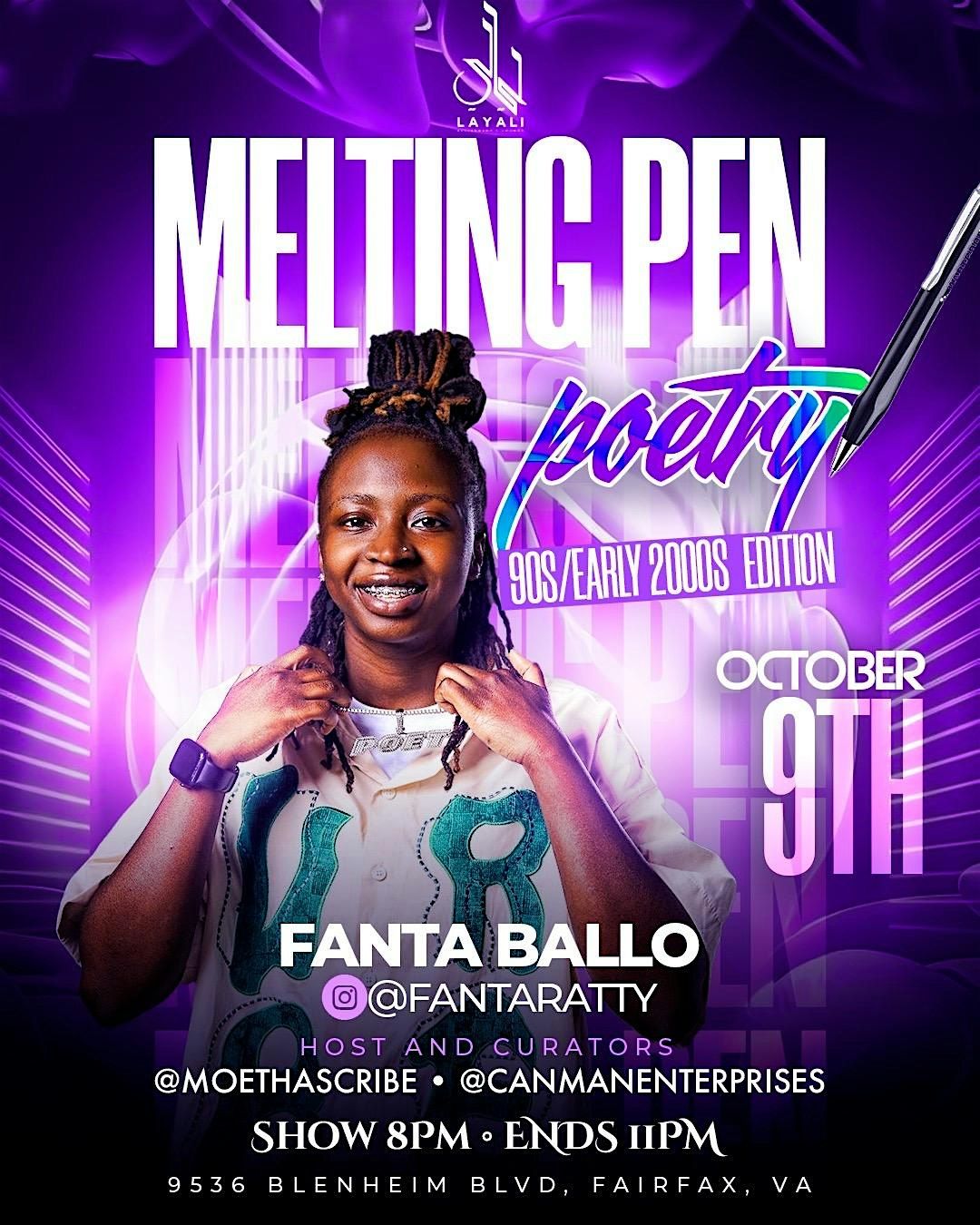 Melting Pen Poetry Open Mic Feat(Fanta Ballo)