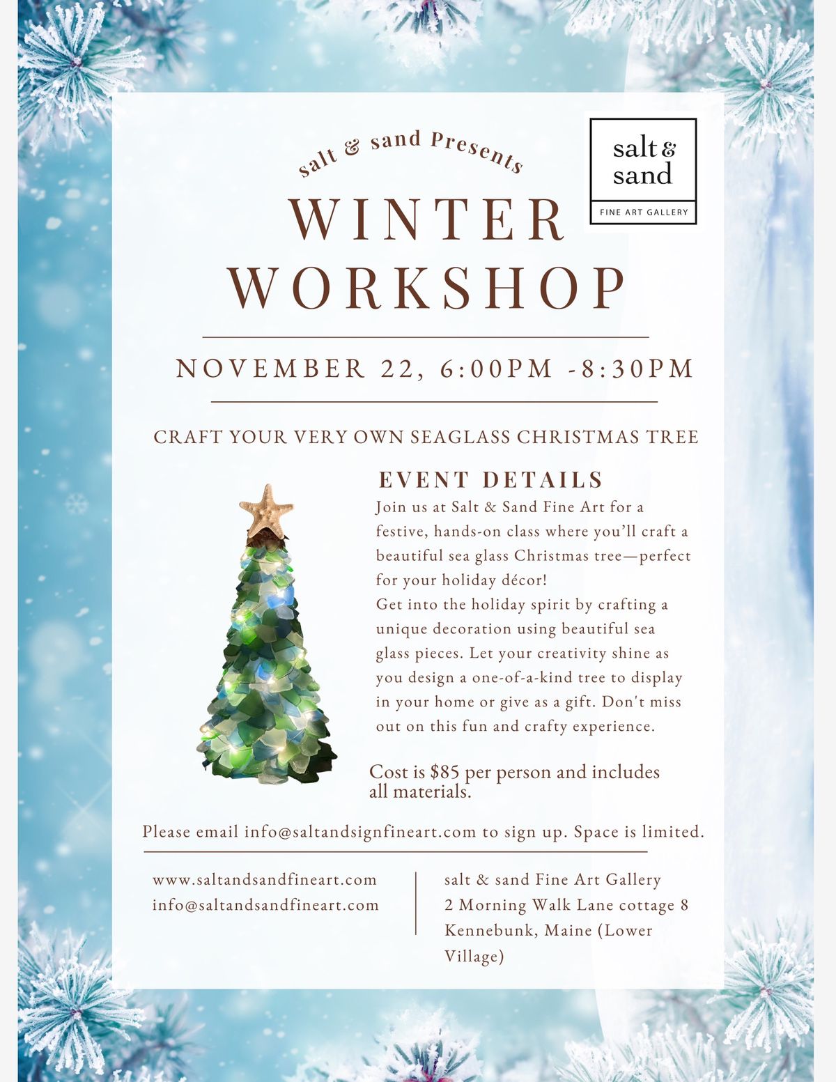 Create Your Very Own Seaglass Christmas Tree