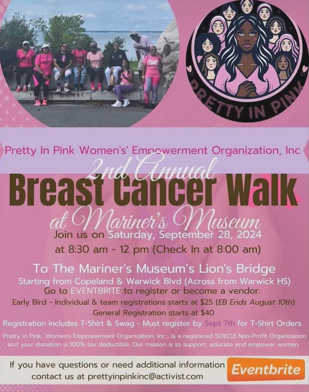 Pretty In Pink 2nd Annual Breast Cancer Walk