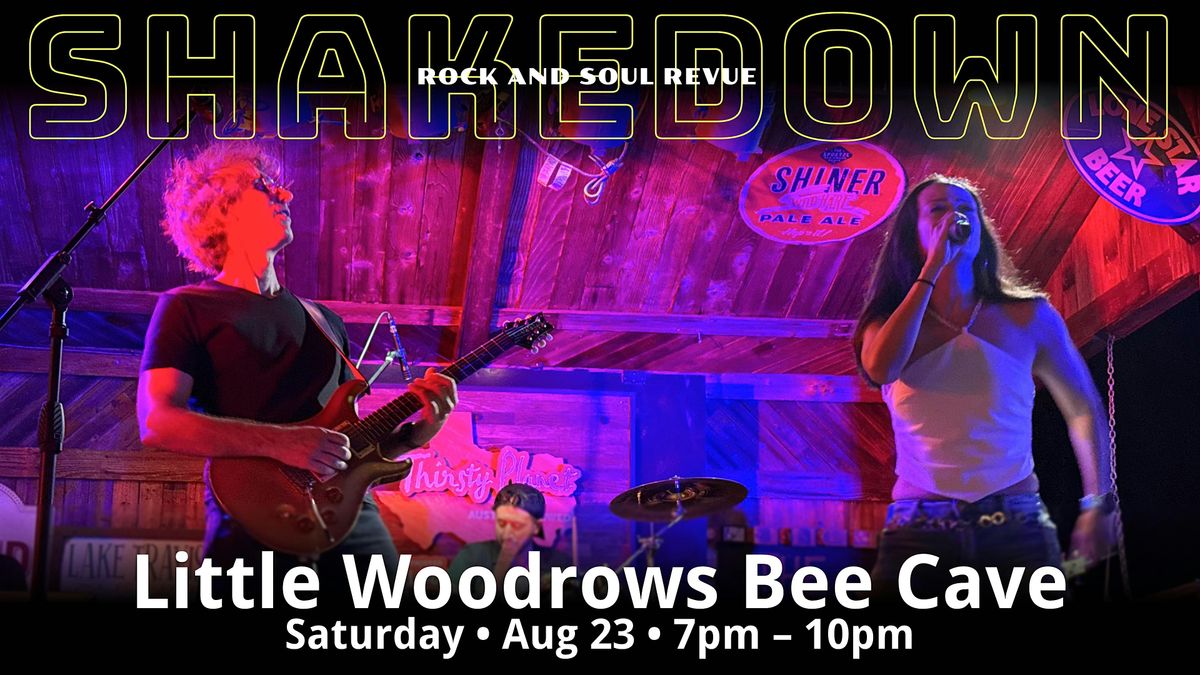 Shakedown Live at Little Woodrows - August