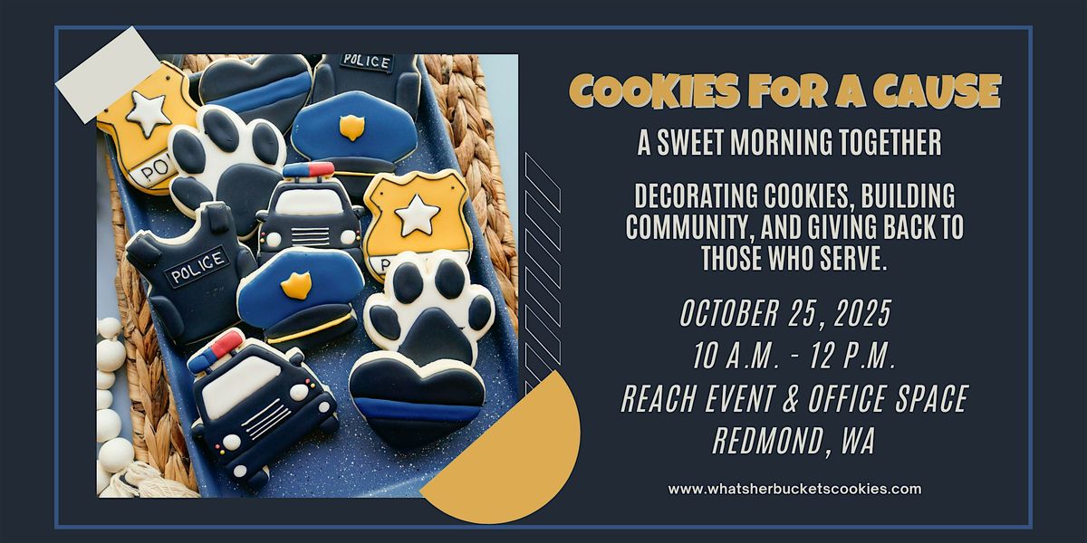 Cookies for a Cause -  Sugar Cookie Decorating Class