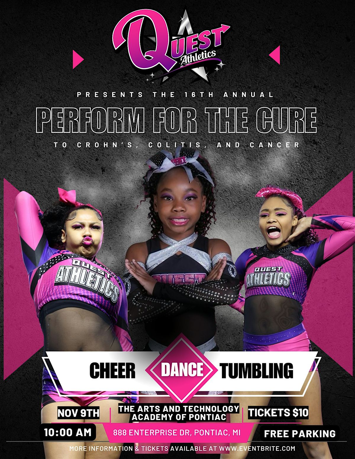 Quest Athletics 16th Annual Perform for the Cure