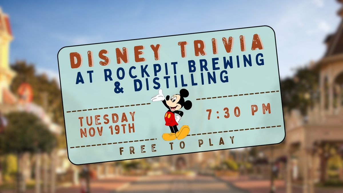 Disney Trivia Night