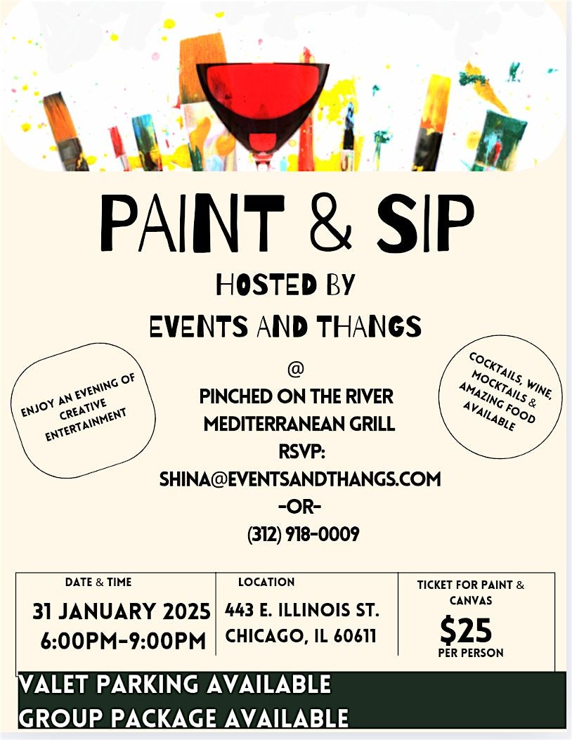 Paint & Sip Event