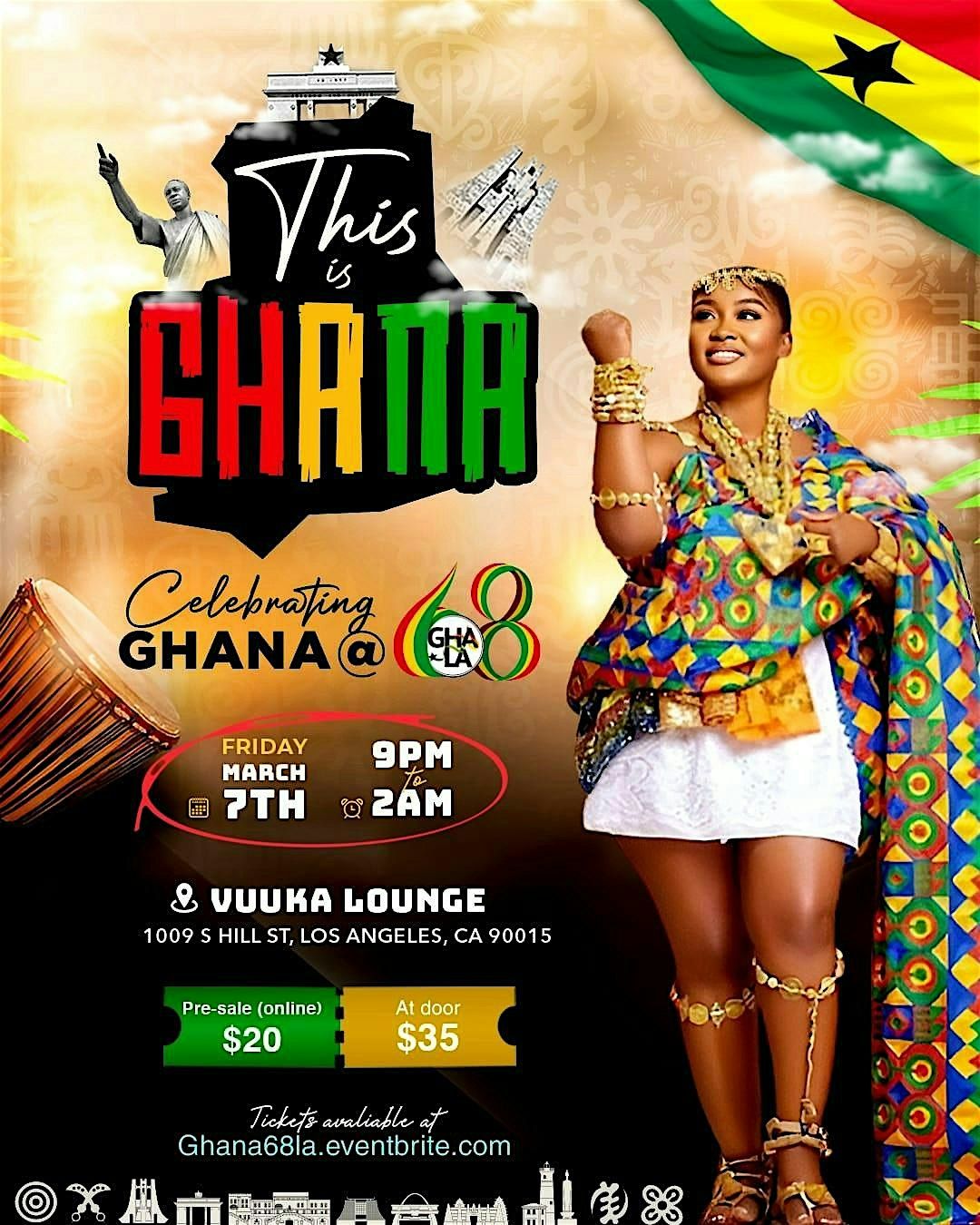 LA Celebrates GHANA@68 - Ghanaian Independence Celebration