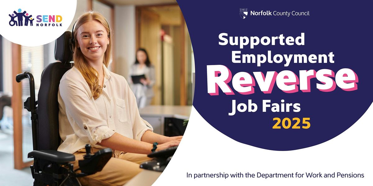 Supported Employment Reverse Job Fair \u2013 come and meet your next employee!