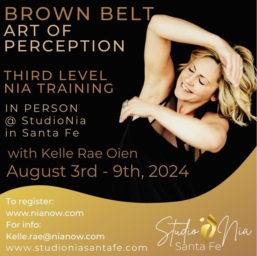 Nia Brown Belt - Art of Perception - Third Level Nia Training