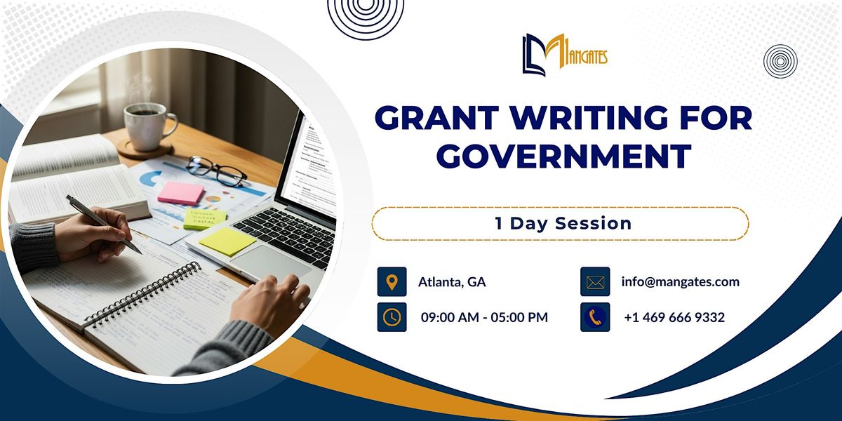 Grant Writing for Government: 1 Day Session in Atlanta, GA