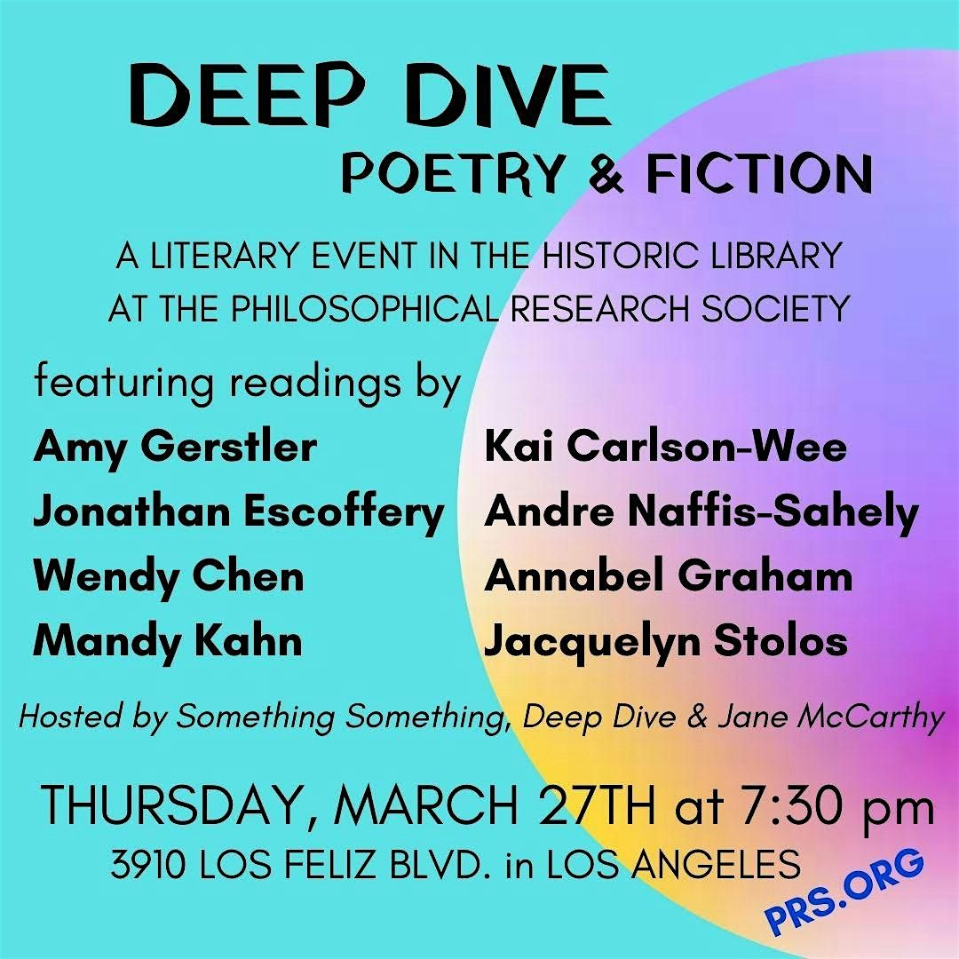 DEEP DIVE   POETRY & FICTION