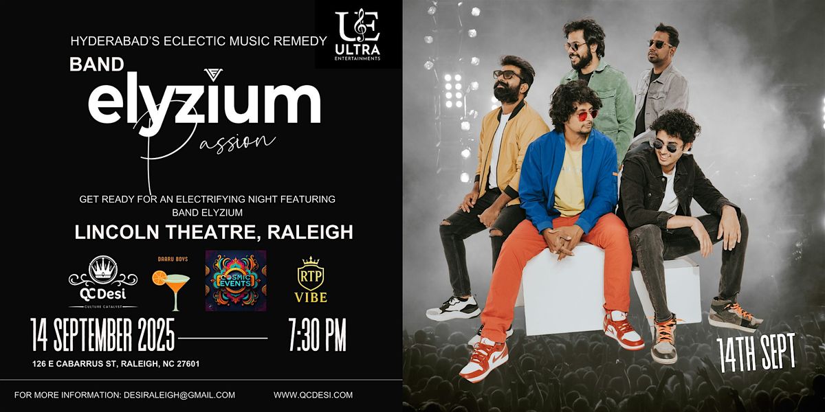 Band Elyzium Live in Raleigh - Sept 14th