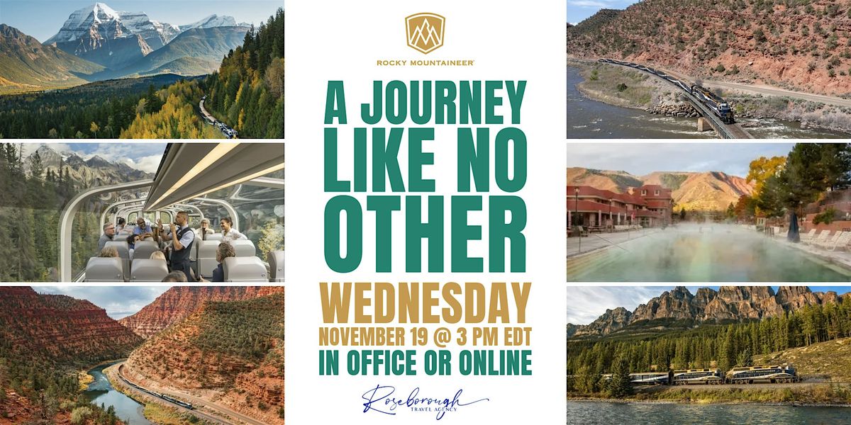 A Journey Like No Other with Rocky Mountaineer