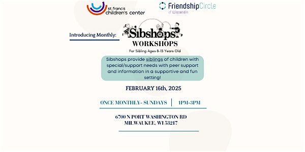 SibShops: For children that have a sibling with a special\/support need