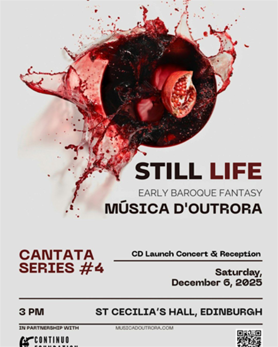 Cantata Series IV: Still Life: Early Baroque Fantasy