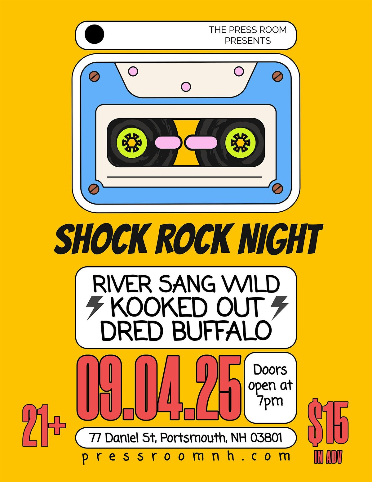River Sang Wild w\/ Kooked Out & Dred Buffalo