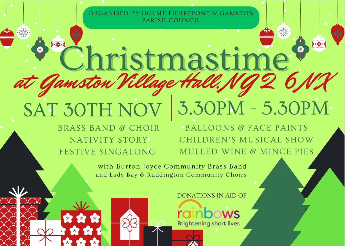 Christmastime at Gamston Village Hall