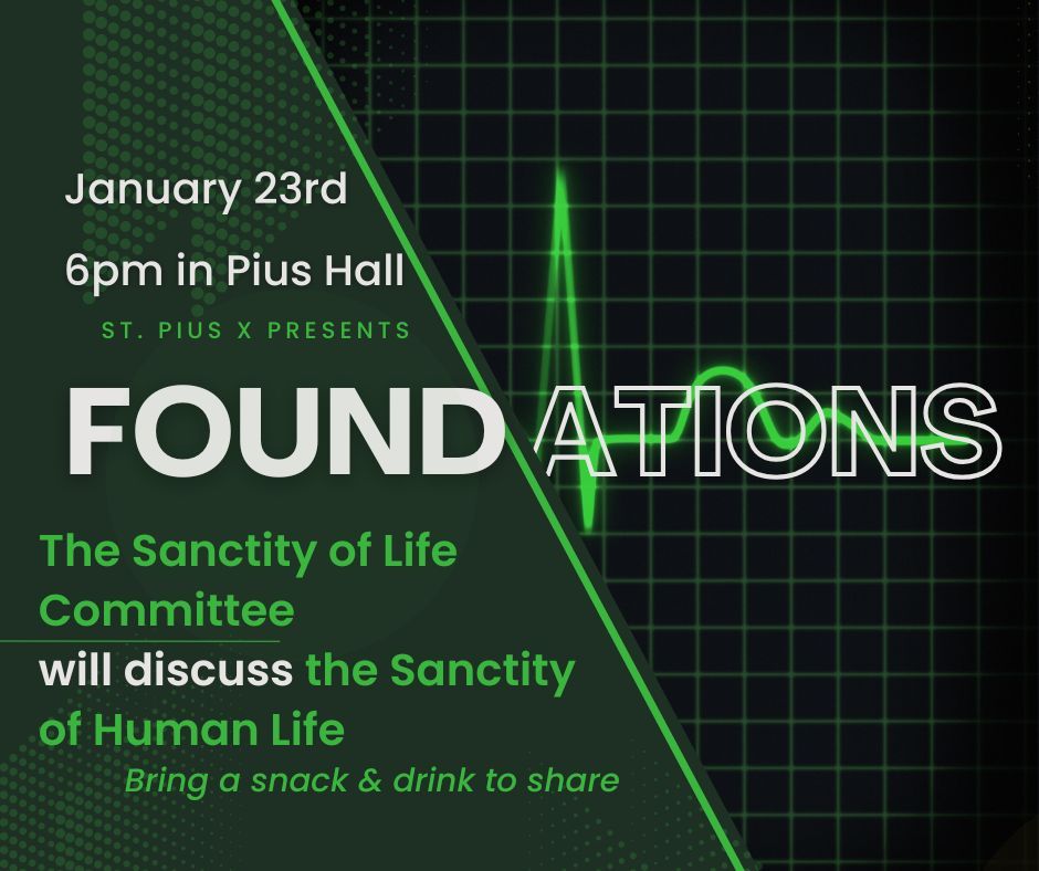 Foundations: The Sanctity of Human Life