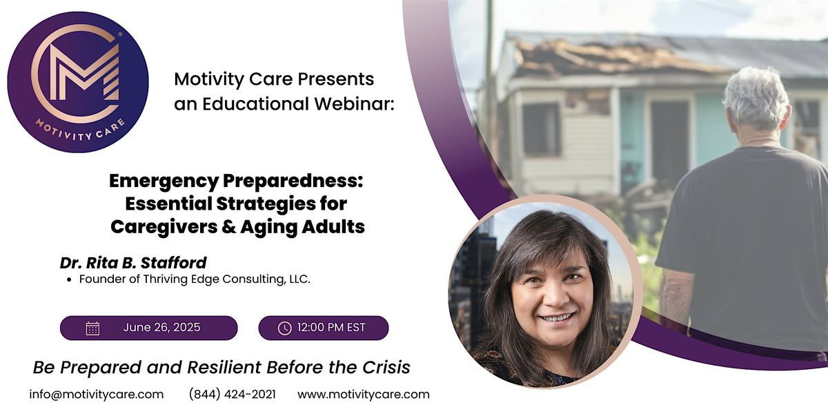 Emergency Preparedness: Essential Strategies for Caregivers & Aging Adults