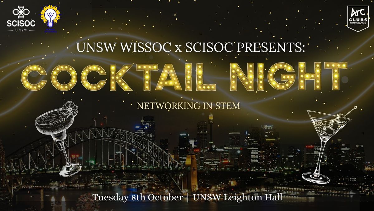 SCISOC X WISSOC Presents: Cocktail Night