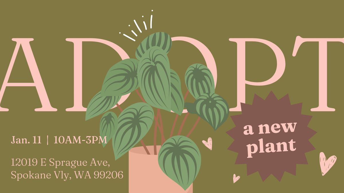 Adopt A Plant Event: Themed Rare Houseplant Sale