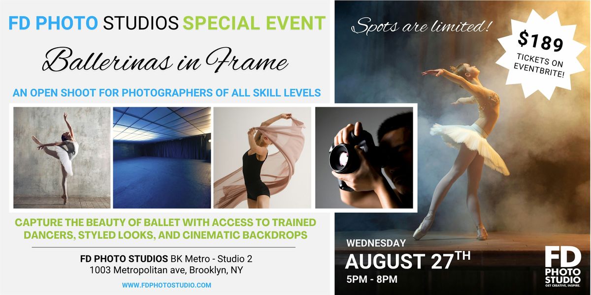 Ballerinas in Frame: A Ballet-Themed Photoshoot