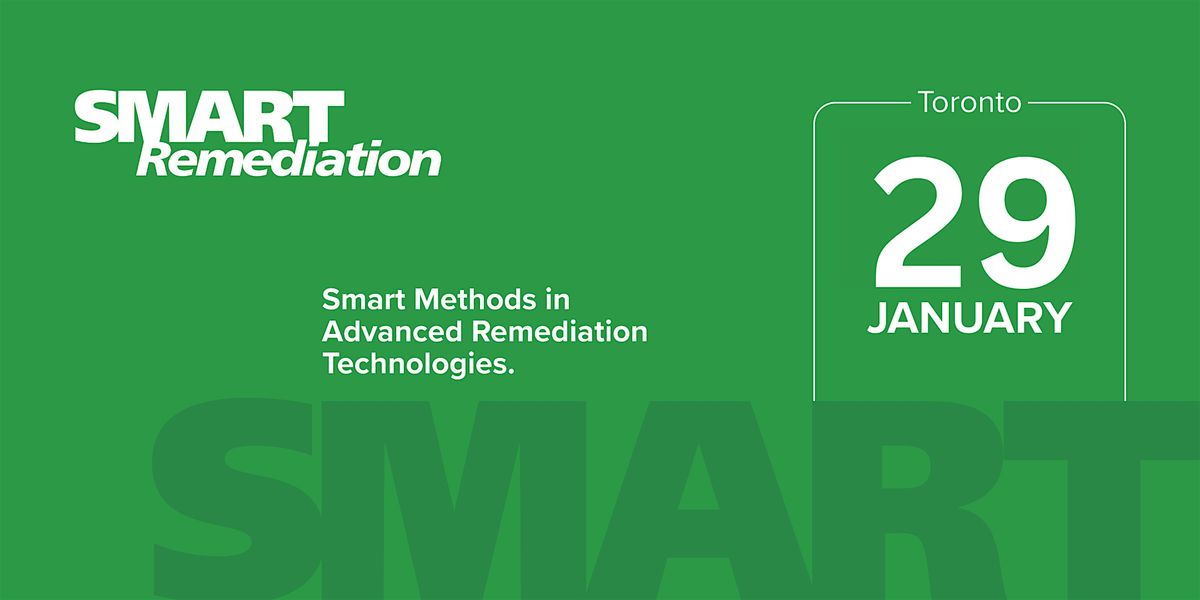 SMART Remediation Seminar Series Toronto 2026