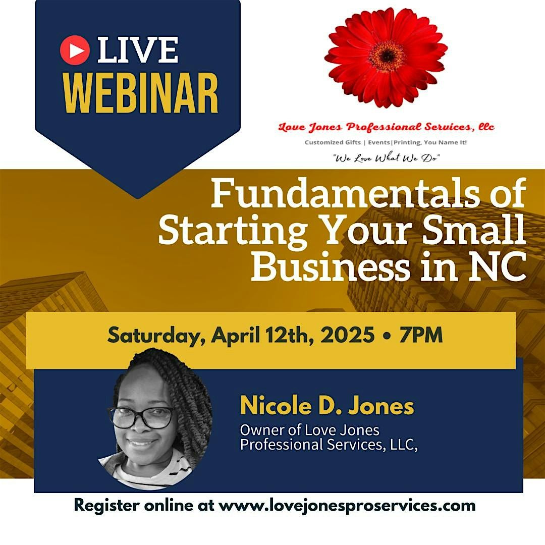 Fundamentals of Starting Your Small Business in NC