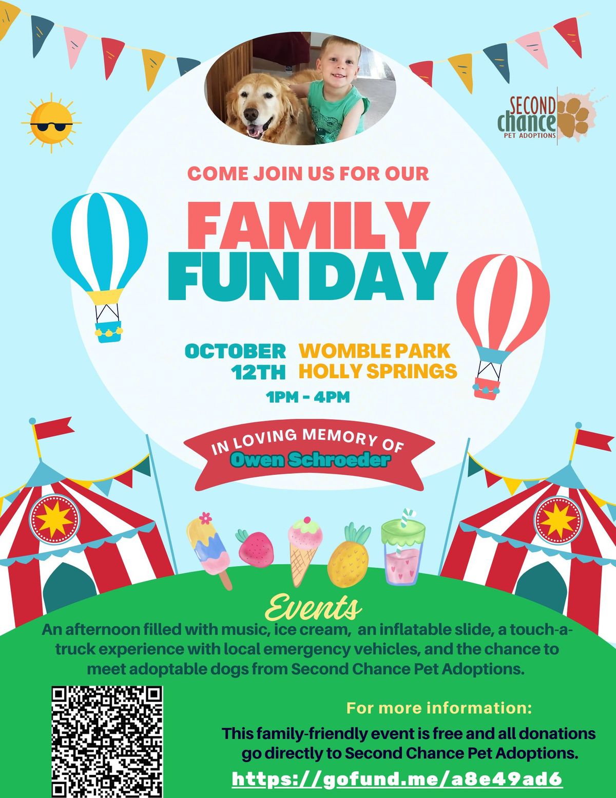 FREE Family Fun Day - Honoring Owen Schroeder