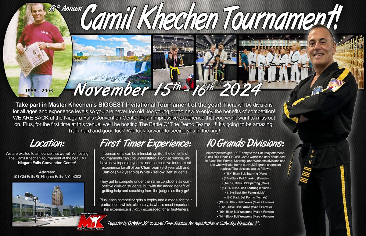 18th Annual Camil Khechen Tournament!