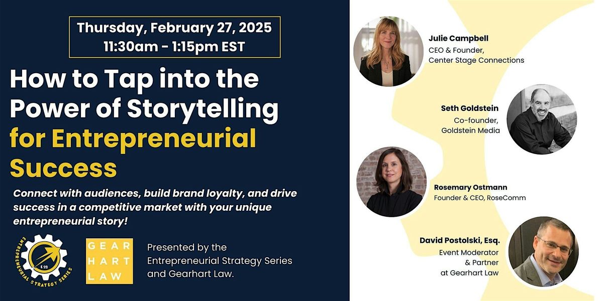 How to Tap into the  Power of Storytelling  for Entrepreneurial Success