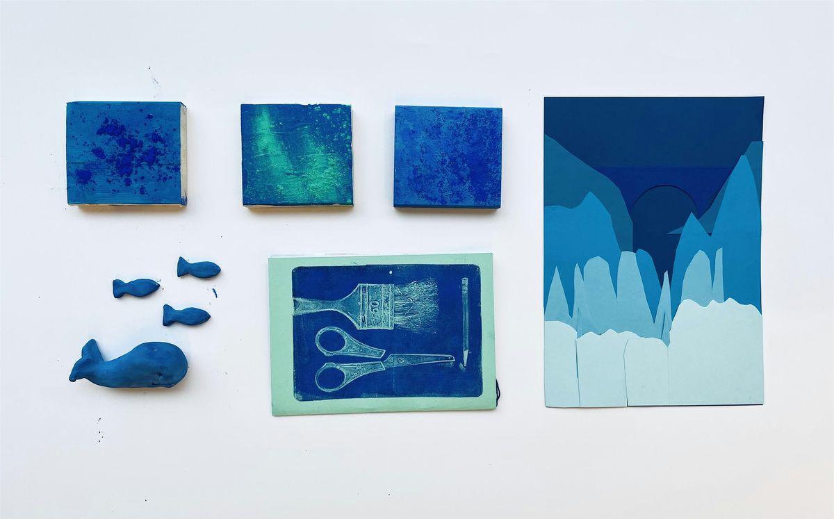 Familienzeit-Workshop: Ins Blaue hinein! | 3- bis 6-J\u00e4hrige m. erw. Begl.