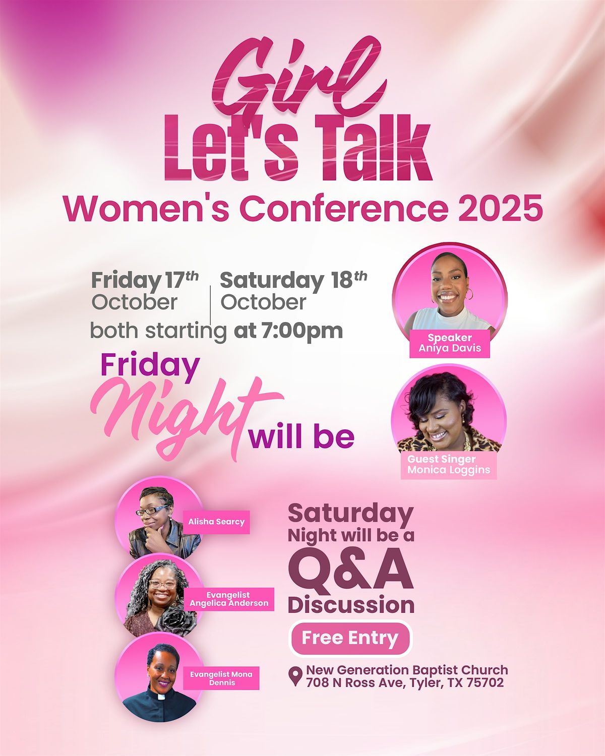 Girl, Let's Talk 2025 Women's Conference