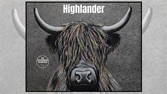 Charcoal Drawing Event "Highlander" in Milton