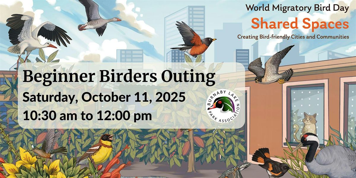 BLPA World Migratory Bird Day Fall 2025 - Beginner Birders Guided Outing