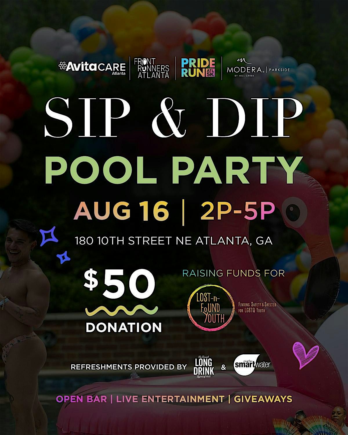 Sip & Dip Pool Party