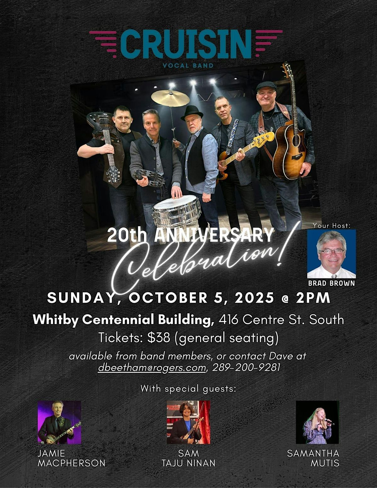 CRUISIN VOCAL BAND 20TH ANNIVERSARY CELEBRATION!