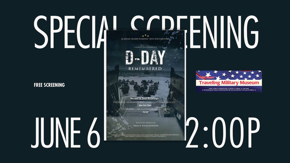 FREE 2pm Special Screening: D-Day Remembered