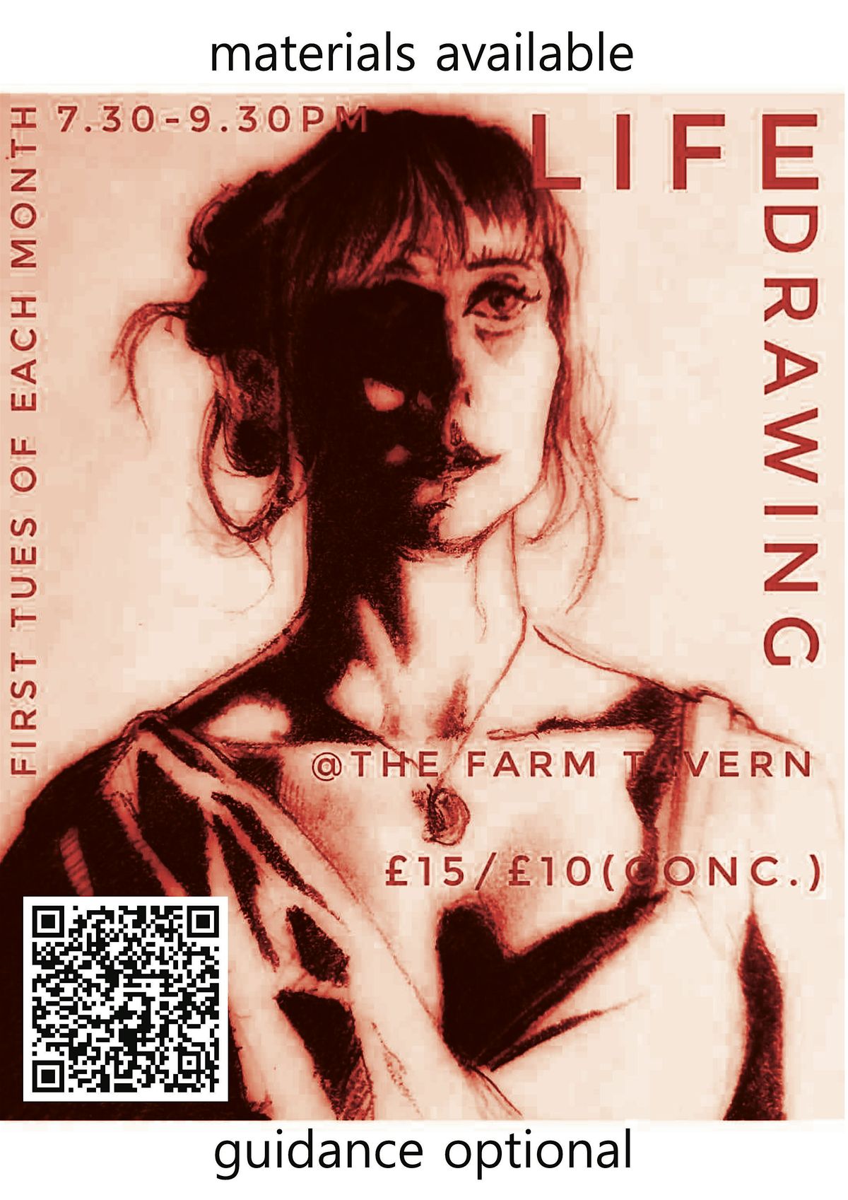 ENJOY LIFE DRAWING AND PORTRAITURE AT THE FARM TAVERN