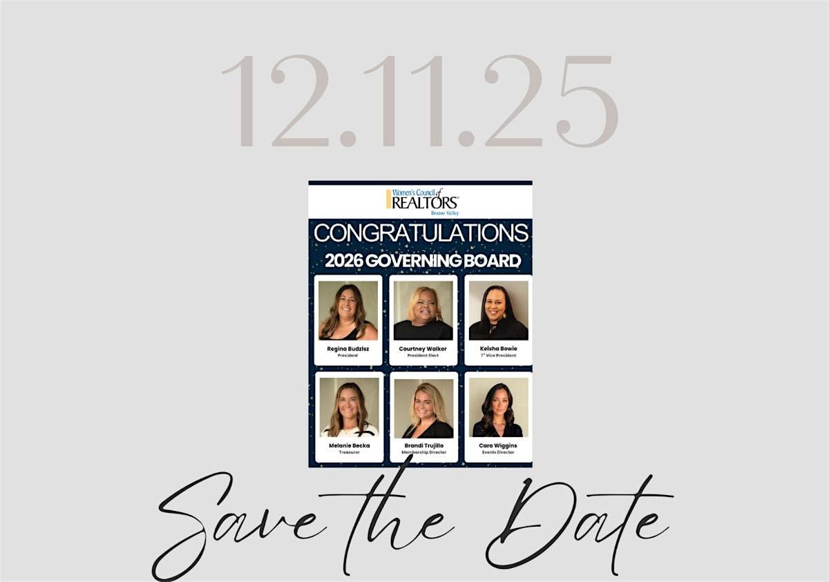 2026 Women\u2019s Council of Realtors Brazos Valley Board Installation