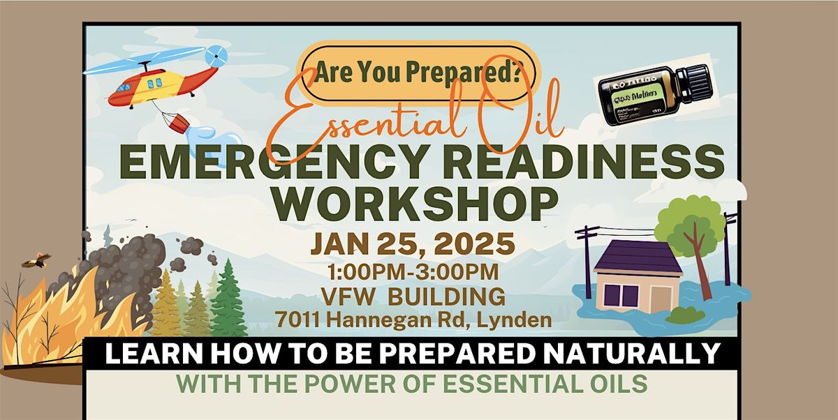 Essential Oils Emergency Readiness Workshop - Naturally with Essential Oils