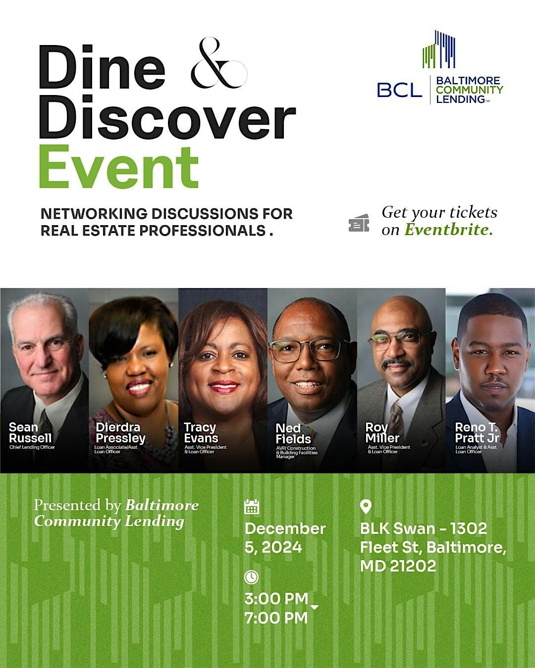 BCL's Dine & Discover: Community Capital Connection Networking Event