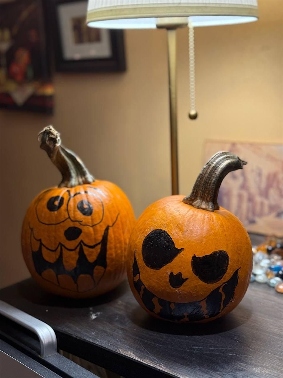 Movie night & Pumpkin Painting