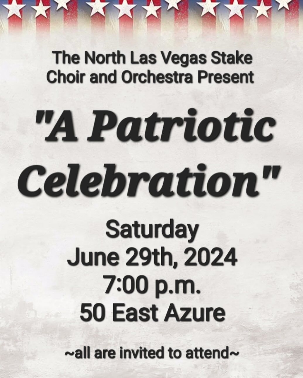 Annual Patriotic Choir & Orchestra Concert