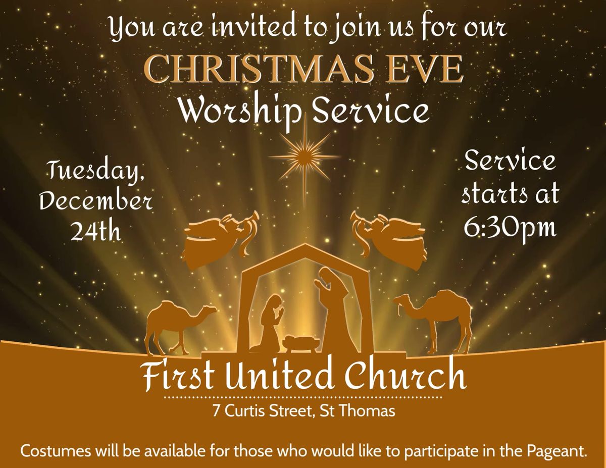 Christmas Eve Worship at First United Church