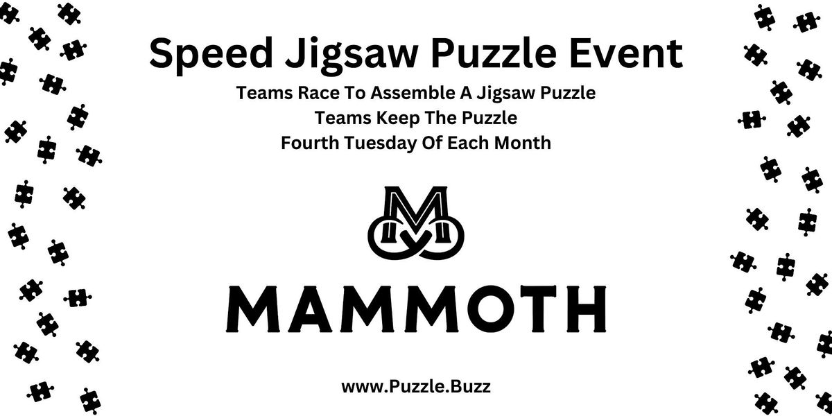 Speed Puzzling at Mammoth Distilling in Traverse City, MI