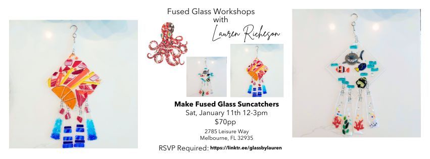 Make a Fused Glass Suncatcher Chime with Lauren - January 11