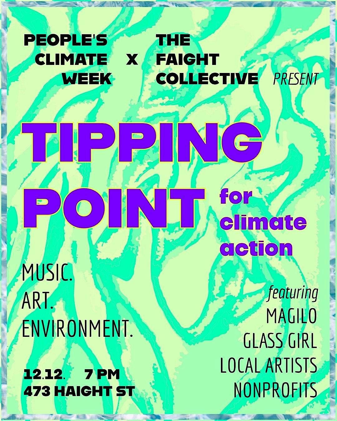 Tipping Point: A Night of Art & Activism